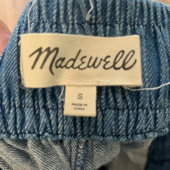 Madewell Chambray Huston Pull-On Pants - Picture 5 of 8